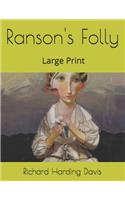 Ranson's Folly: Large Print