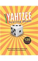 Yahtzee Scoring Sheet