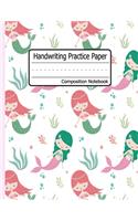 Handwriting Practice Paper-Mermaid