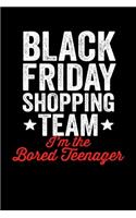 Black Friday Shopping Team Bored Teenager