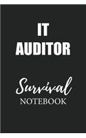 It Auditor Survival Notebook: Small Undated Weekly Planner for Work and Personal Everyday Use Habit Tracker Password Logbook Music Review Playlist Diary Journal