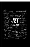 Kid's Square Root of 81: A Journal, Notepad, or Diary to write down your thoughts. - 120 Page - 6x9 - College Ruled Journal - Writing Book, Personal Writing Space, Doodle, N