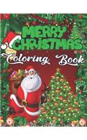Merry Christmas Coloring Book: a beautiful coloring book with Christmas
