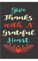 Give Thanks Notebook