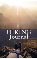 Hiking Journal: Hike Log Book - 50 Hikes - Compact Hiking Notebook (Outdoor Journal - Travelers Notebook - For Boy Scouts or Girl Scouts and Hikers - Sunset