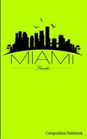 Miami Florida Composition Notebook