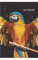 Macaw - Parrot Notebook: Inspirational Idea Journal