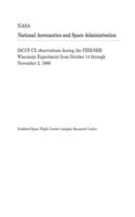 Isccp CX Observations During the Fire/Srb Wisconsin Experiment from October 14 Through November 2, 1986