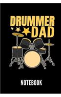 Drummer Dad Notebook: Geschenkidee Für Schlagzeug Spieler - Notizbuch Mit 110 Linierten Seiten - Format 6x9 Din A5 - Soft Cover Matt - Klick Auf Den Autorennamen Für Mehr