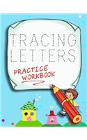 Tracing Letters Practice Workbook: Letter Tracing Practice Book For Preschoolers, Kindergarten (Printing For Kids Ages 3-5)(5/8" Lines, Dashed)