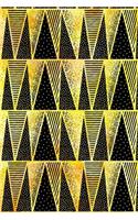 Bullet Journal Notebook Abstract Triangles Pattern 6