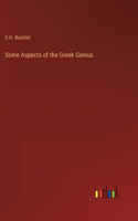 Some Aspects of the Greek Genius