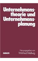 Unternehmenstheorie Und Unternehmensplanung