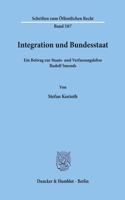 Integration Und Bundesstaat