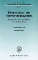 Kooperations- Und Netzwerkmanagement