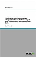 Fallvignette Team - Methoden Zur Erfolgreichen Teamarbeit Am Beispiel Einer Gruppenarbeit Der Universitat St. Gallen