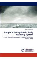 People's Perception in Early Warning System: (English)