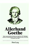 Allerhand Goethe