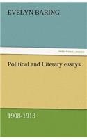 Political and Literary essays, 1908-1913