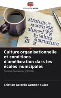 Culture organisationnelle et conditions d'amélioration dans les écoles municipales