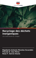 Recyclage des déchets inorganiques