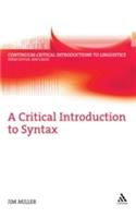 A Critical Introduction to Syntax