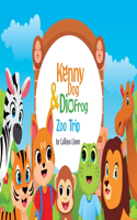 Kenny dog and Dio frog visit the zoo
