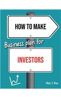 How To Make Business Plan For Investors