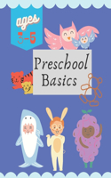 Preschool Basics: School Zone - Preschool Basics Workbook - 64 Pages, Ages 3 to 5, Colors, Numbers, Counting, Classifying, and More