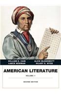 American Literature, Volume 1 Plus New Mylab Literature -- Access Card Package