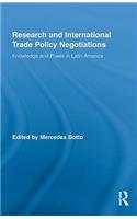 Research and International Trade Policy Negotiations