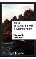 First Principles of Agriculture