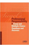 Professional Responsibility (Siegel's)