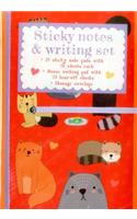 Sticky Notes and Writing Set: Cute Cats: Charming stationery wallet containing notes, stickies and envelope on a cute cat theme(English)
