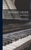 Brahms' Lieder