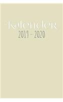 Kalender 2019 - 2020