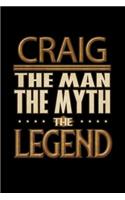 Craig The Man The Myth The Legend