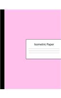Isometric Paper: 300 Page Composition Notebook - Grid of Equilateral Triangles - Pink Cover - Three Dimensional Design & Printing - Architecture Landscaping Sculptur