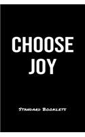 Choose Joy Standard Booklets: A softcover fitness tracker to record five exercises for five days worth of workouts.