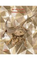 My Wild Life Notebook Journal: A Blank Lined Bearded Dragon Theme Composition Notepad for Animal Lovers