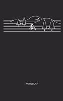 Notizbuch: Mountainbike MTB Notizbuch und Zeichenbuch Geschenk für Mountainbiker, Radsportler und Fahrrad Fans, Kinder, Frauen und Männer