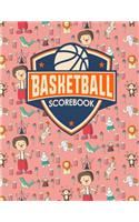 Basketball Scorebook: (189 Basketball Scorebook)