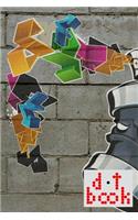 The Dot Book - A Dot Grid Notebook for Graphic Designers - Graffiti Series - 027: (27 Dot Book Graffiti)