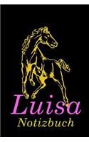 Pferd Luisa Notizbuch