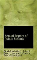 Annual Report of Public Schools