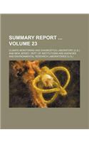 Summary Report Volume 23