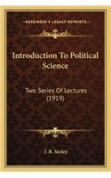 Introduction to Political Science