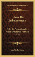 Histoire Des Embaumements