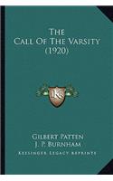 Call Of The Varsity (1920)