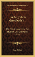 Das Burgerliche Gesetzbuch V1